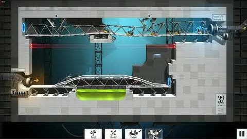 Bridge Constructor Portal Level 32