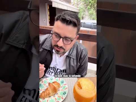 Osvaldo provou o croissant