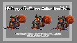 Animate a 2D Puppet then use it with PBR materials as image sequences or sprite sheets