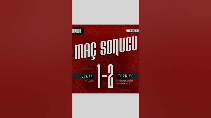 Türkiye 2-1 Çekya 🤩