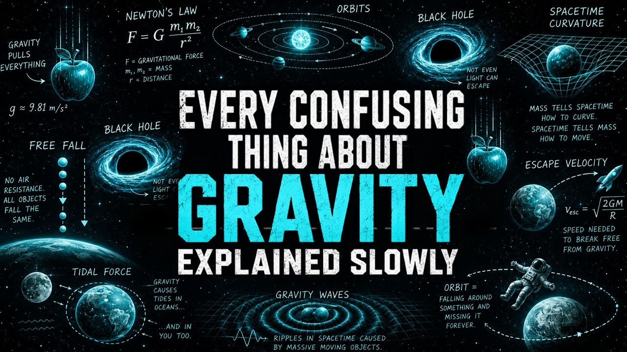 Every Confusing Thing About Gravity Explained Slowly (For Sleep)