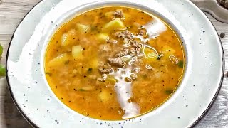 The soup is so delicious and satisfying that you can eat it every day! 2 recipes for a hearty soup