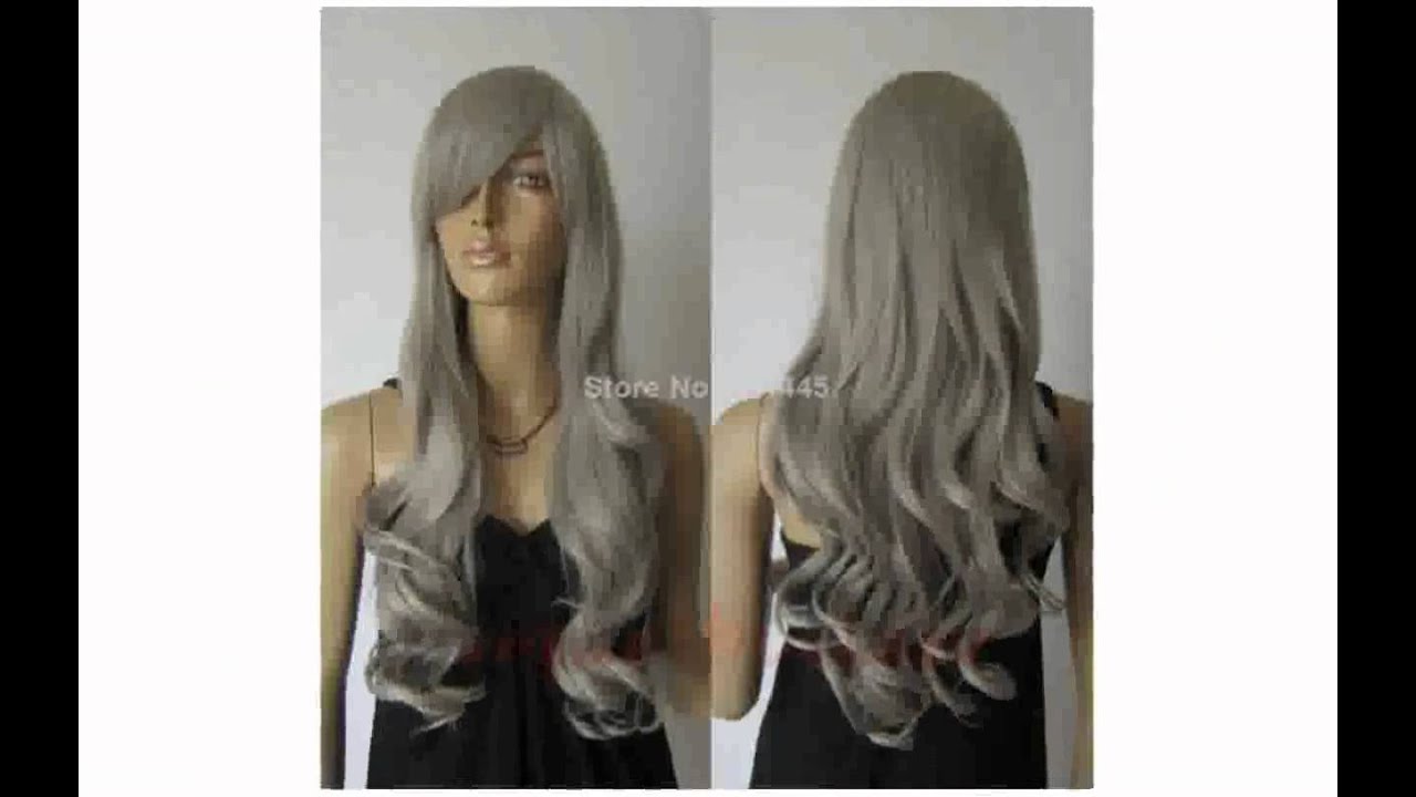 Long Grey Hair Styles for Women - YouTube