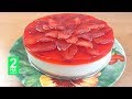 ЧИЗКЕЙК БЕЗ ВЫПЕЧКИ С КЛУБНИКОЙ | ЯГОДНЫЙ ТОРТ БЕЗ ВЫПЕЧКИ | CHIZKEYK WITHOUT BAKING