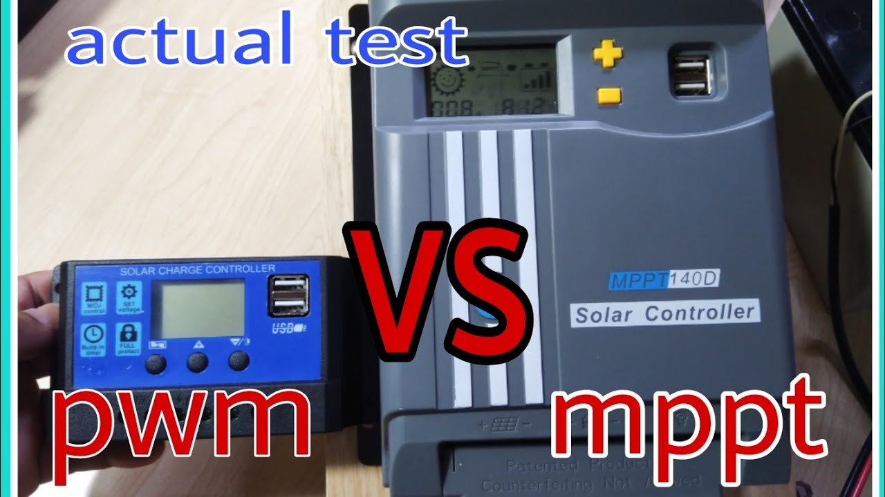 Mppt vs Pwm solar charge controller actual testing. - YouTube