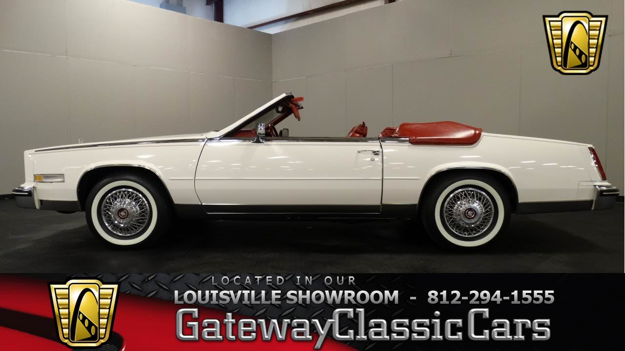 images 1985 Cadillac Eldorado Convertible Top 1985 cadillac eldorado biarritz louisville showroom stock 1045