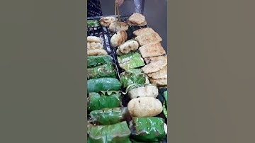 Chuối nếp nướng 7k buổi tối tại Cái Bè #shorts│Yêu Miền Tây 63