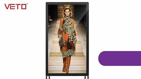 55 inch Half digital poster,contact us to order!#digitalsignage #digitalposter #lcd #displayads