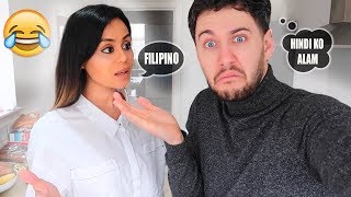 SPEAKING ONLY TAGALOG (FILIPINO) TO MY BOYFRIEND FOR 24 HOURS!!!