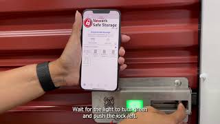 How to open your Storage Unit at NSS (step 4)