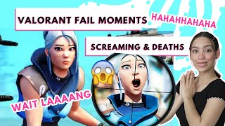 Funny Valorant Scream/Death Moments (SOBRANG FAIL HAHA) | Aryanna Epperson