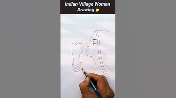 Conch Shell Blowing Drawing #ytshorts #viral #shortvideo