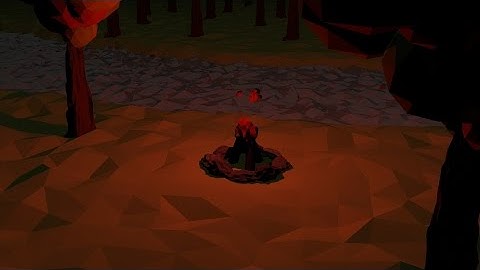 The Dark Forest | Low Poly | Blender Speed Art