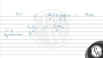 \( 2.0 \) moles of \( \mathrm{N}_{2} \mathrm{O}_{4} \) were introduced in a flask of 10 -litre c...