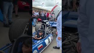 Sir Jackie Stewart meets my son Louis Williams-Mabbs aged 5 at FOS 11th July 2022