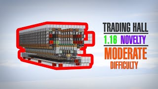Trading Hall Tut for 1.16 Minecraft | Novelty Design | Moderately Difficult