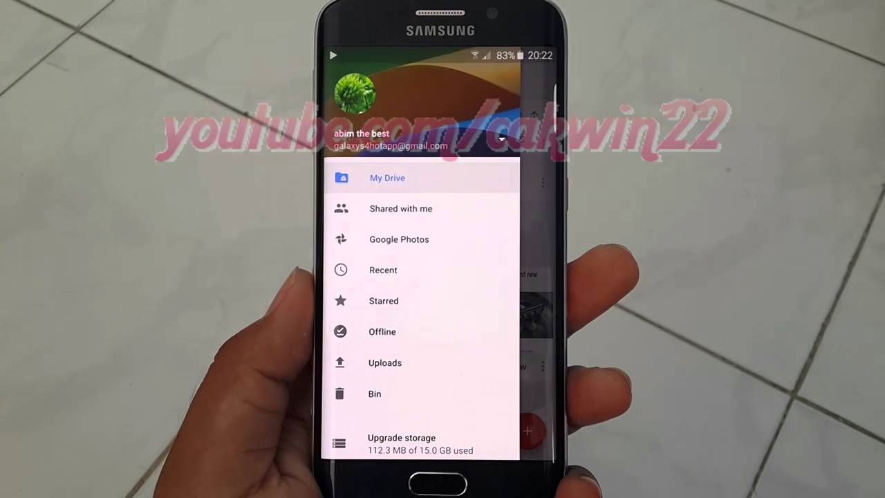 What is Google Drive application in Samsung Smartphones?