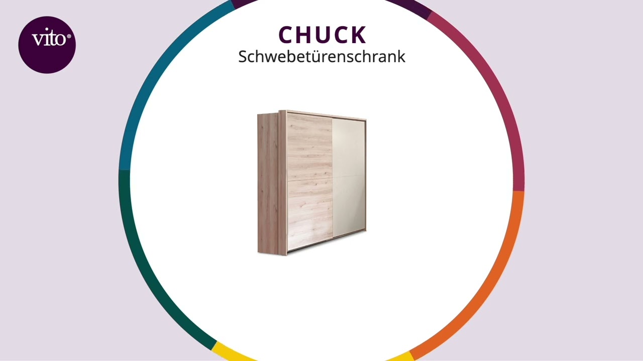 Kleiderschrank vito Chuck bei Möbel Heinrich
