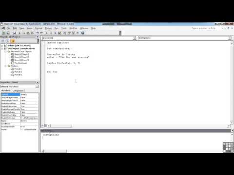 0603 Text Manipulation With VBA Functions
