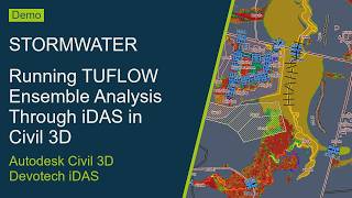 Demo - Running TUFLOW Ensemble Analysis Through iDAS in Civil 3D