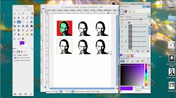 Warhol Project in Gimp