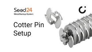 Celebrity How to Securely Insert a Cotter Pin into a Seed24 Core Slot Profile