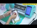 TL168 TL168Plus printing software install steps and DIY mobile back protector process