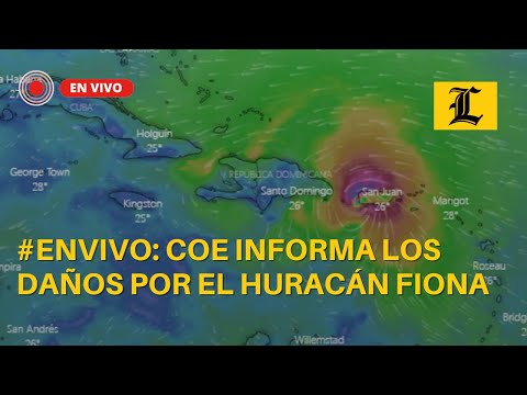 #ENVIVO: COE informa los daños por el huracán Fiona