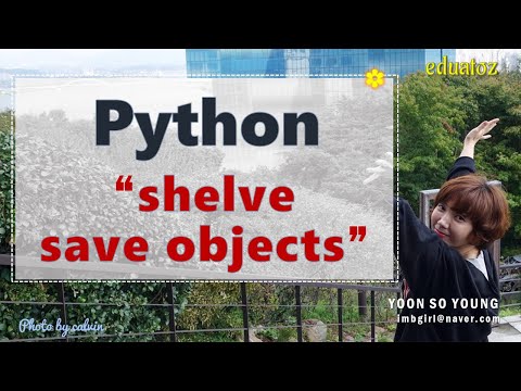 [PYTHON-179] shelve module | key를 사용한 object의 binary file 저장