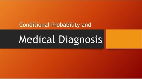 Conditional Probability and Medical Diagnosis