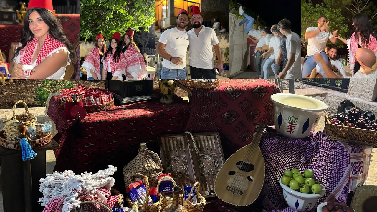 سهرة عالطريقة اللّبنانيّة 🇱🇧📿 (أجواء بتاخد القلب😍💃🏻)