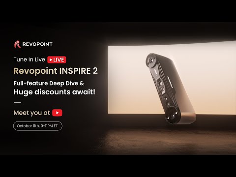 Revopoint INSPIRE 2 Live Stream Replay
