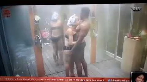 #bbnnaija, its day 2 shower time but  @nina_ivy_ and @miracleikechukwu are in for it .