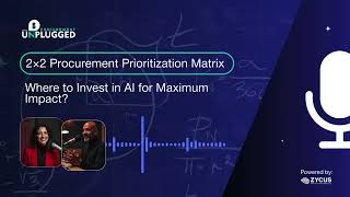 Season 3 - Episode 2: The  2×2 Procurement Prioritization Matrix – Where to Invest in AI?
