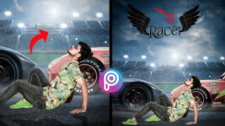 sports car photo editing , stylish photo editing Picsart Tutorial Step By Step | Ayan Editing zone screenshot 2