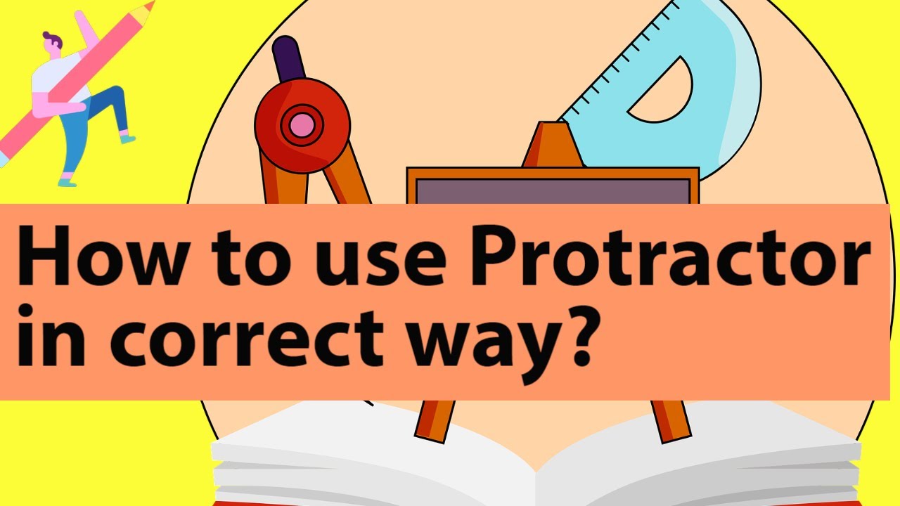Use of protractor in correct way - YouTube