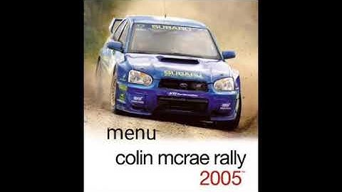 Colin Mcrae Rally 2005 menu (Java)