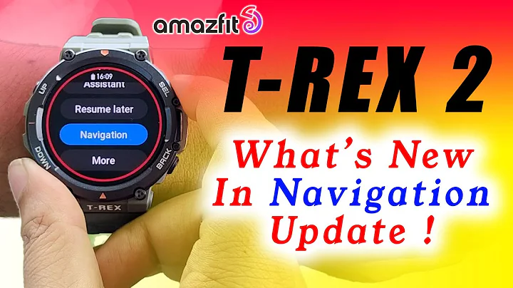 Amazfit T-Rex 2 Navigation | Latest Software Update 😲 - DayDayNews