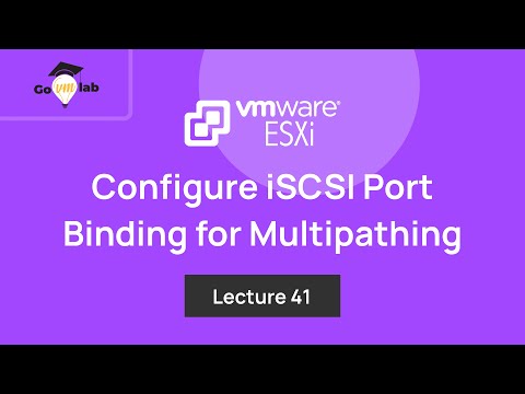 Tutorial 41: How To Configure iSCSI Multipathing using Port Binding - PartI