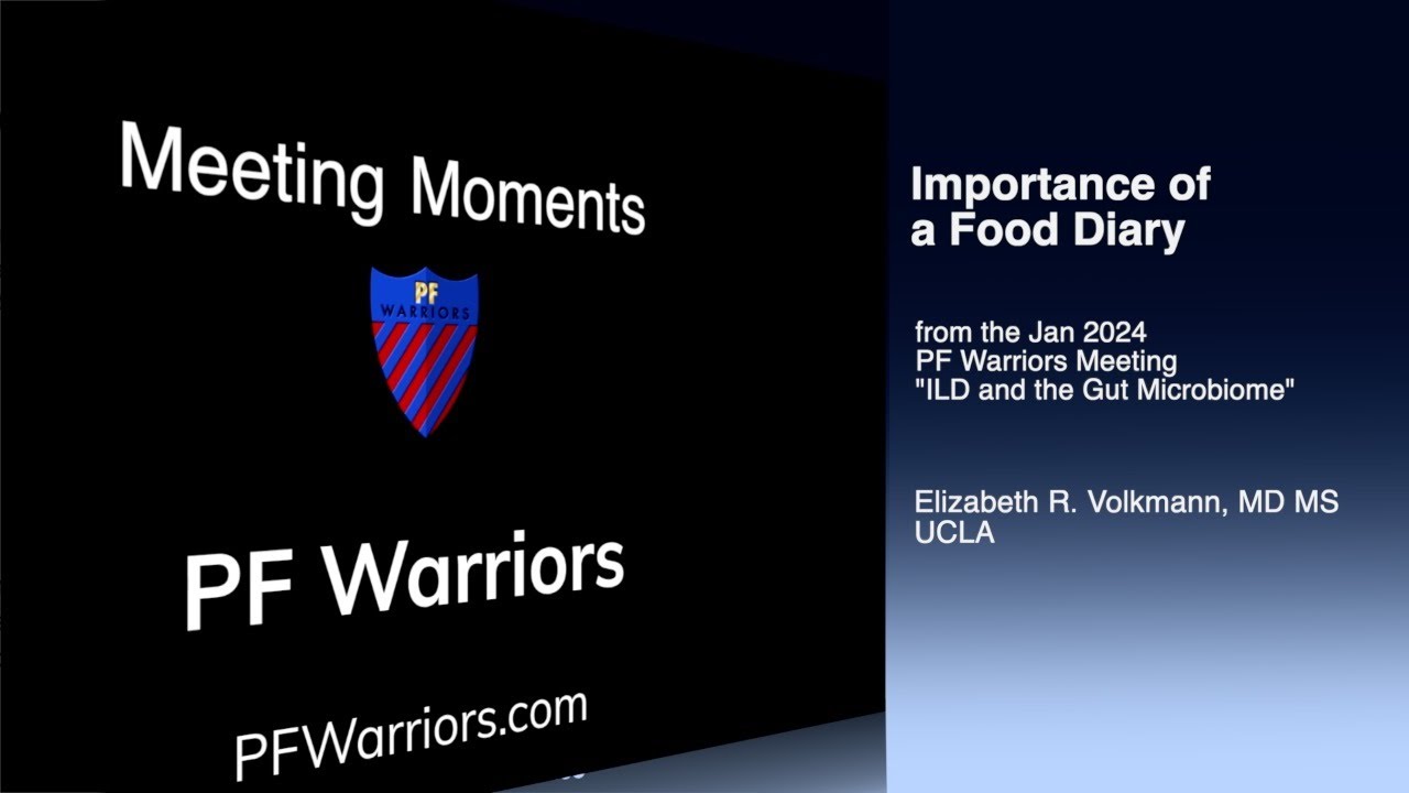 Importance of a Food Diary, a Meeting Moment from PF Warriors.