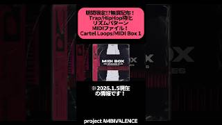 【期間限定】プラグイン無償配布!Cartel Loops/MIDI Box 1 【期間限定】プラグイン無償配布!Cartel Loops/MIDI Box 1