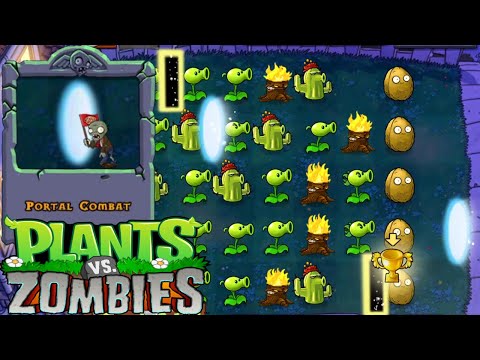 PORTAL COMBAT vs Plants | Plants vs Zombies