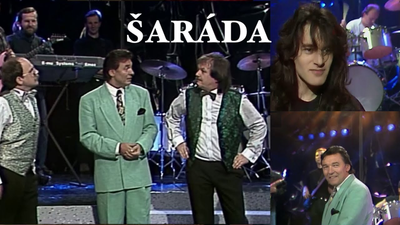 Šaráda ❖ K. Gott, skupina Team, M. Kopecký a R. Skamene v pořadu Karla Šípa a Jaroslava Uhlíře 1991