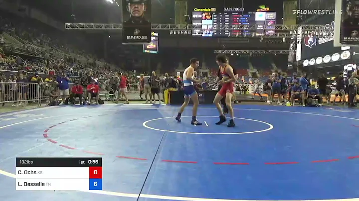 132 Lbs Round Of 64 - Carson Ochs, Kansas Vs Lando...