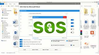 The click that will save you - a new way to save | SOS Click for Microsoft Office screenshot 1
