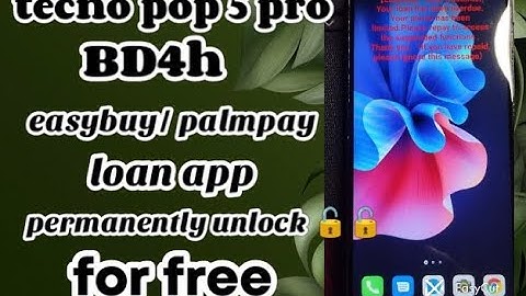 Tecno pop 5 pro BD4H MDM  bypass solution working 100%