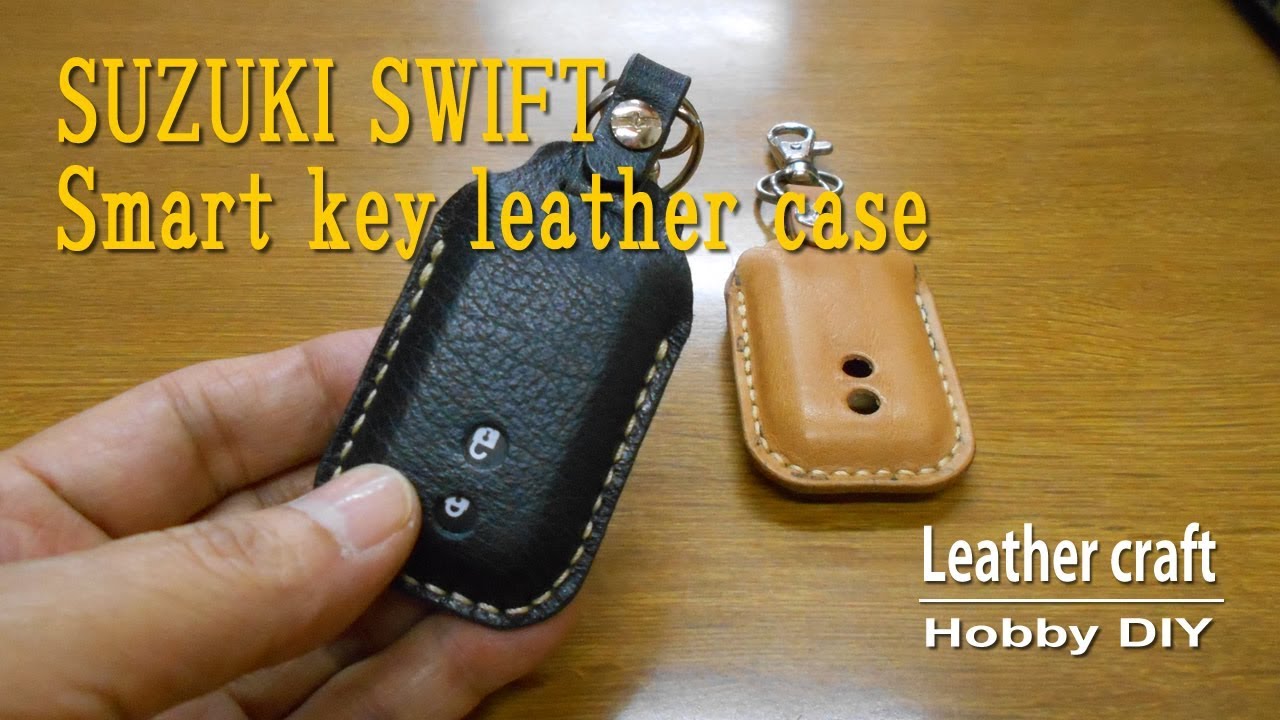 レザークラフト Suzuki Swift Smart Key Leather Case Diy Youtube