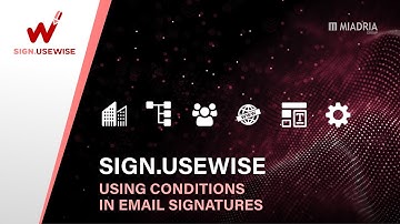 Sign.UseWise: Using conditions in email signatures