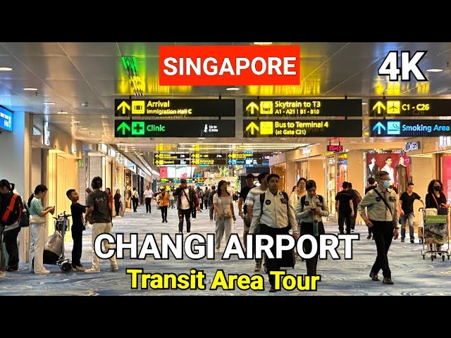 Singapore Changi Airport Terminal 3 - Walking Tour - Covid Times (4K UHD) 