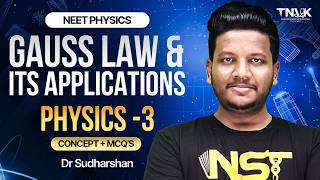 Gauss Law & It's Confusing Applications With Tricks + MCQs - NEET 2026 PHYSICS-NST TNVK FREE TAMIL screenshot 4